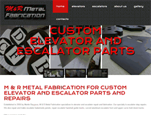 Tablet Screenshot of elevatorcustomparts.com